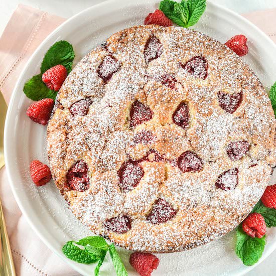Raspberry-Ricotta Cake