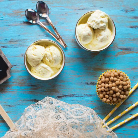 Homemade Butterscotch Ice Cream