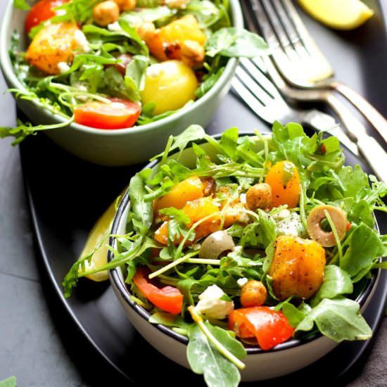 Butternut Squash Arugula Salad