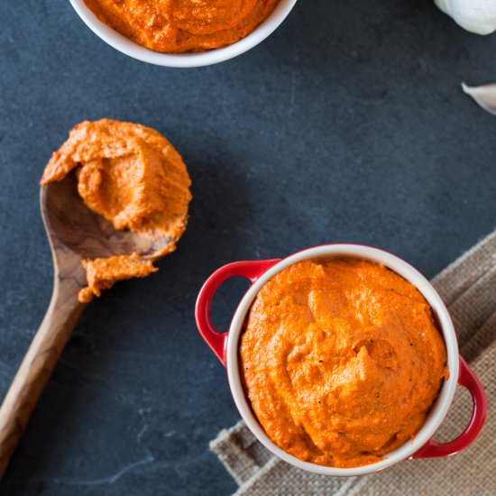 roasted red pepper cashew sauce