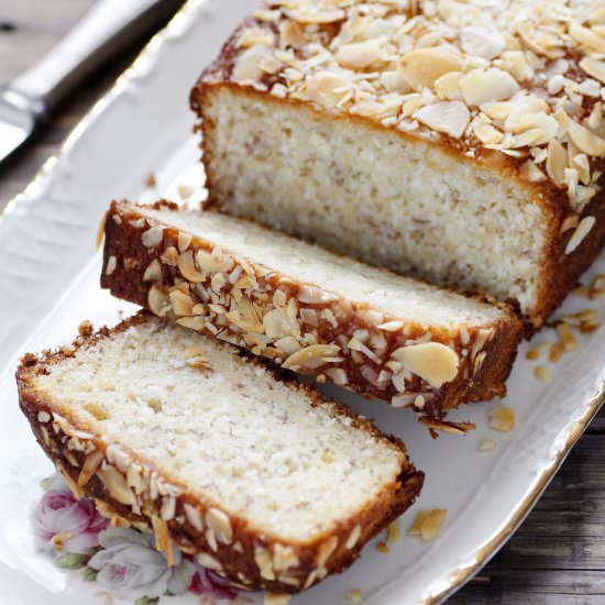 Banana Bread with Rum and Coconut