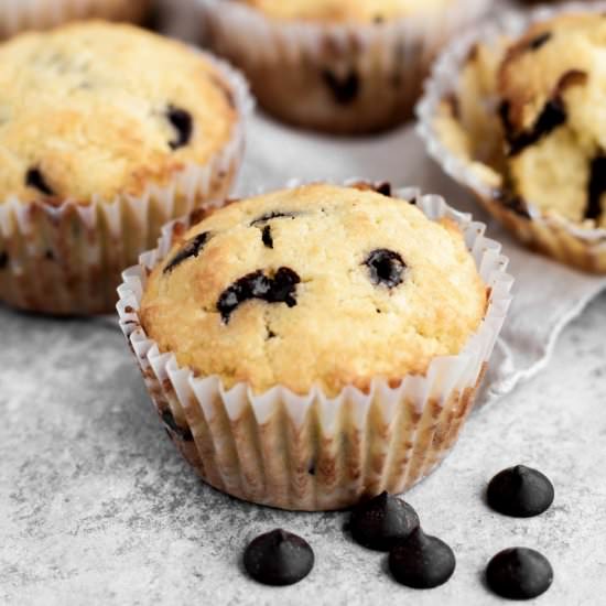 Low-Carb Chocolate Chip Muffins