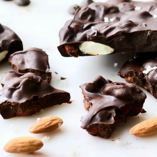 Dark Chocolate Almond Bark