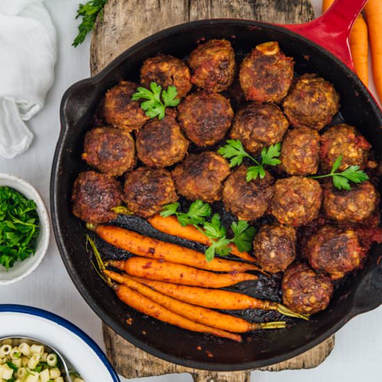 Gluten-Free Honey Garlic Meatballs