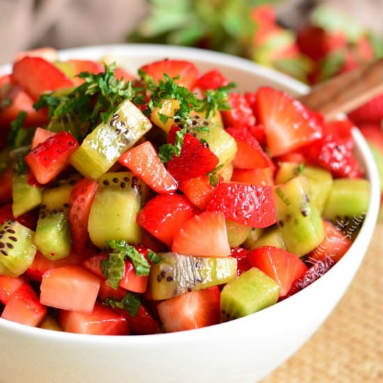 Strawberry Kiwi Fruit Salad
