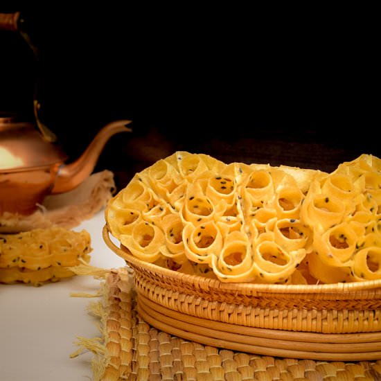 Kerala Rosette Cookies