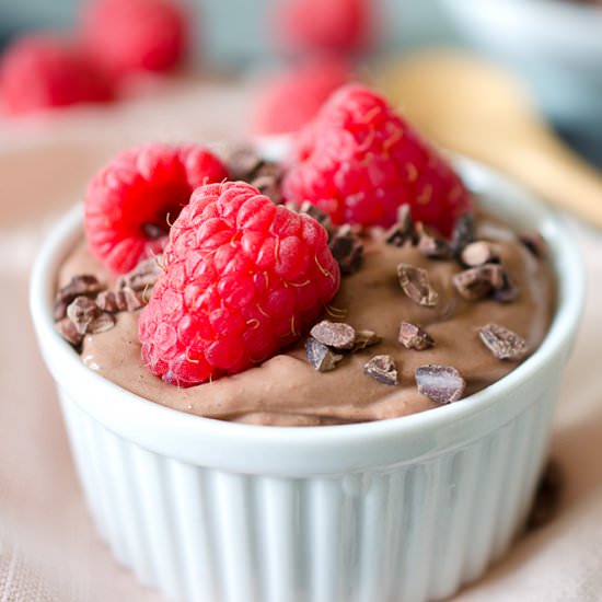 Vegan Chocolate Almond Pudding