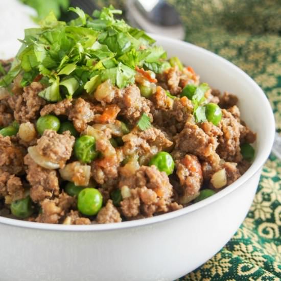 Keema curry (keema matar)