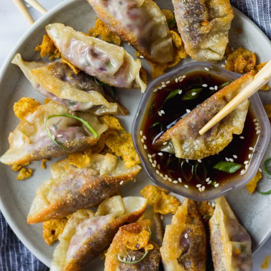 Vegetable Potstickers with Ponzu