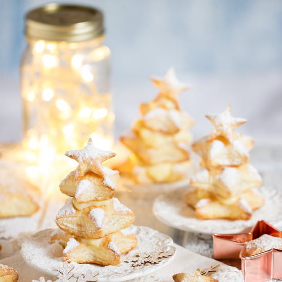 Puff Pastry Christmas Trees