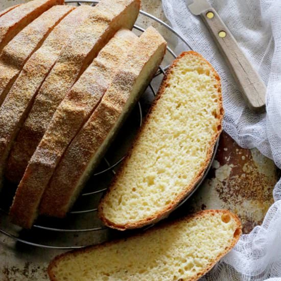 Polenta Ricotta Bread
