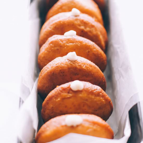 Vegan Boston Cream Doughnuts