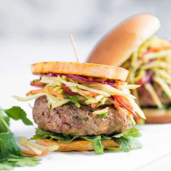 Asian Pork Burgers