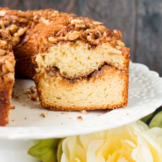 sour cream coffee cake