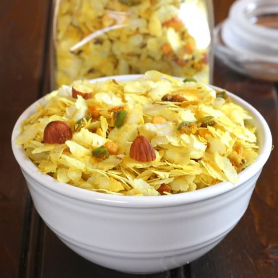 Savory Beaten Rice Flakes