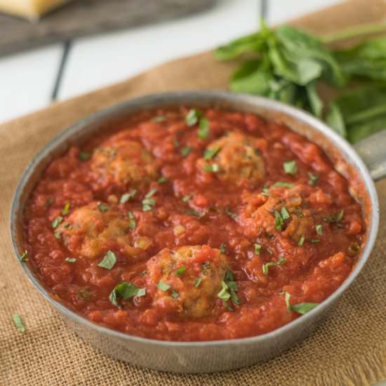 Easy Chicken Meatballs