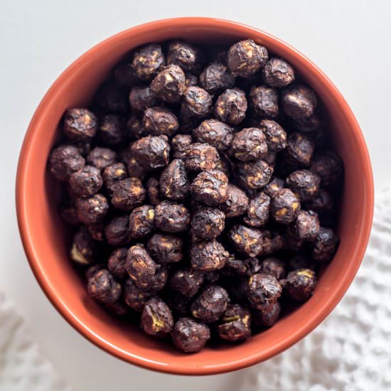Chocolate Covered Roasted Chickpeas