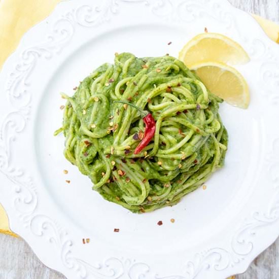 Vegan Creamy Avocado Pasta