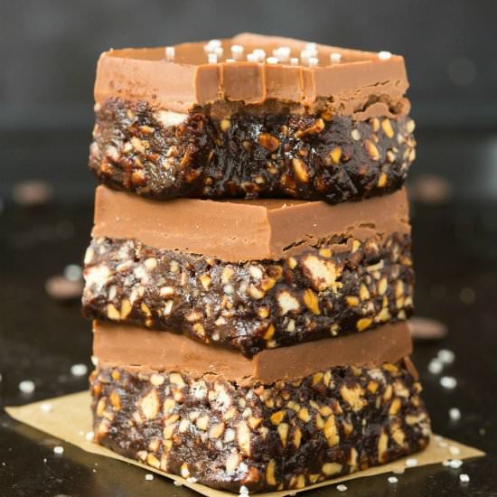 Healthy No Bake Brownies