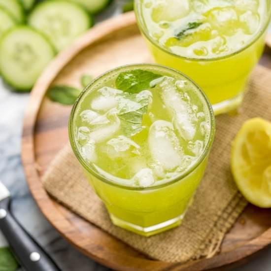 Minty Cucumber Lemonade