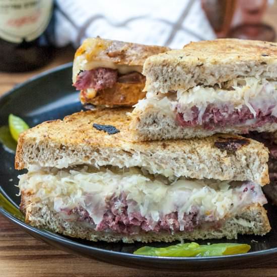 REUBEN SANDWICH CORNED VENISON