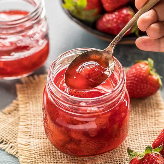 Homemade Strawberry Syrup