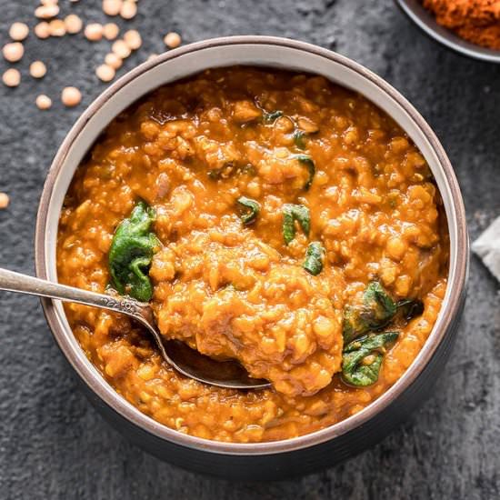 Instant Pot Ethiopian Lentil Stew