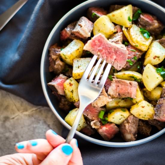 Juicy Steak + Potato Bowl