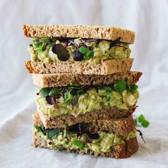 Avocado Egg Salad Sandwich