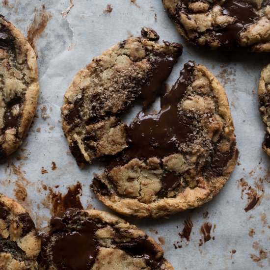 Dark Chocolate Chunk Cookies