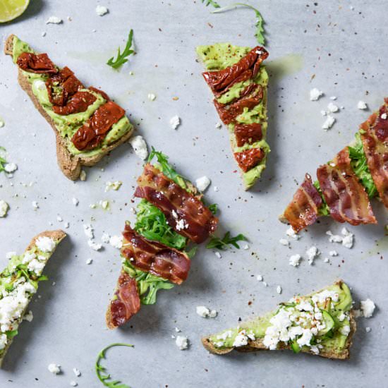 Keto Toasts Three Ways
