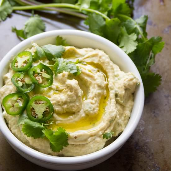 Roasted Jalapeno Hummus
