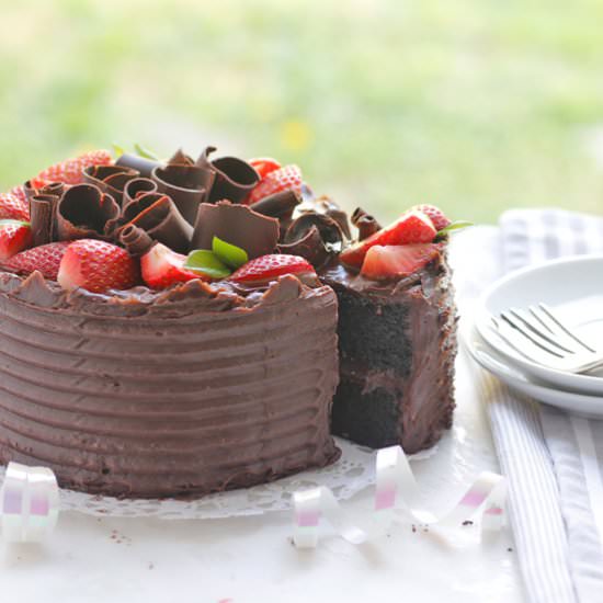 Ultimate Vegan Mini Chocolate Cake