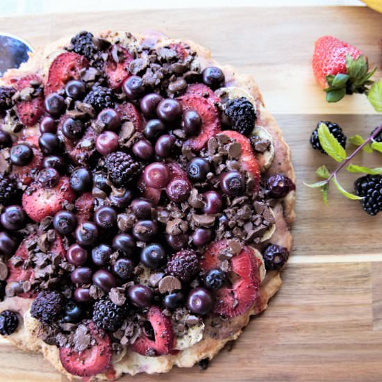 Chocolate Berry Pizza