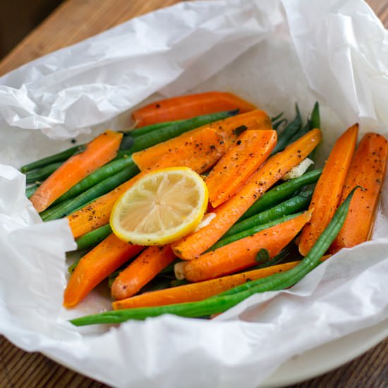 Instant Pot Vegetables En Papillote