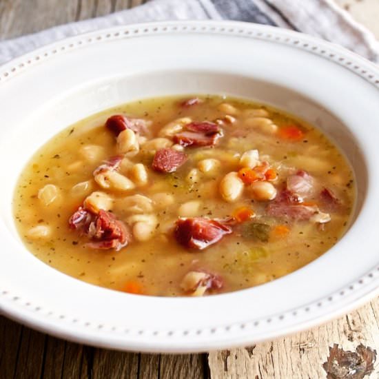 Instant Pot Ham and Bean Soup