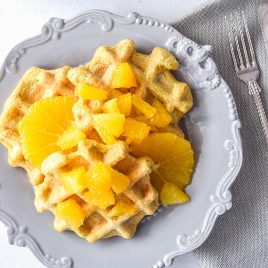 orange waffles