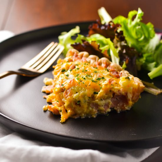 Ham and Cheese Quiche