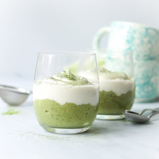 Matcha Lemon Breakfast Jars
