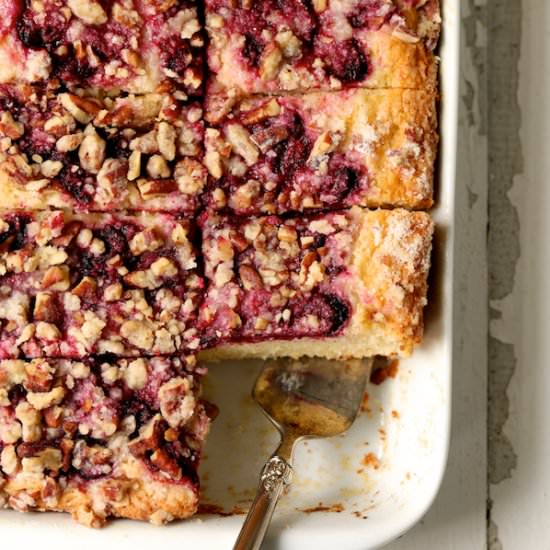 Easy Raspberry Coffee Cake