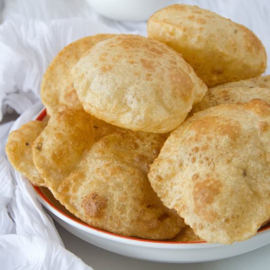 Bedmi poori North Indian breakfast