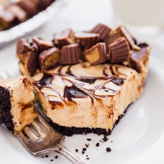 No Bake Peanut Butter Pie