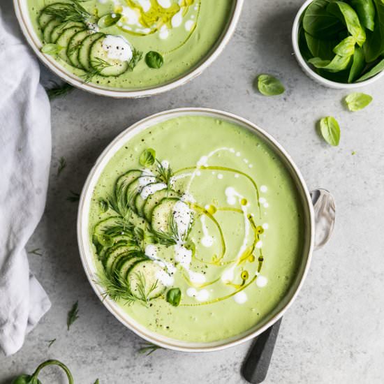 Green Goddess Gazpacho