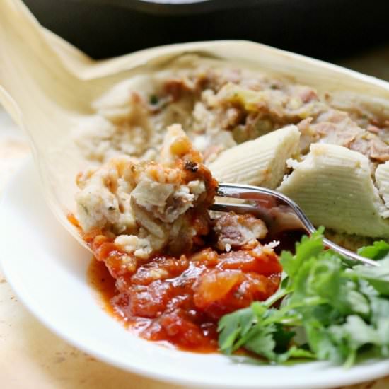 Gluten-Free Pinto Bean Tamales (V)