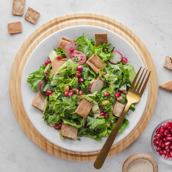 Fattoush Salad with Sumac Dressing