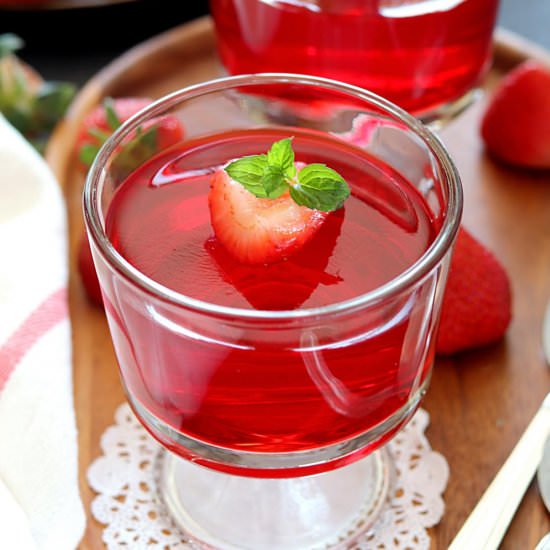 Homemade Vegan Strawberry Jelly