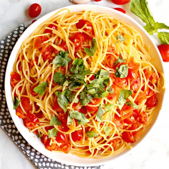 Pan Roasted Tomato Pasta