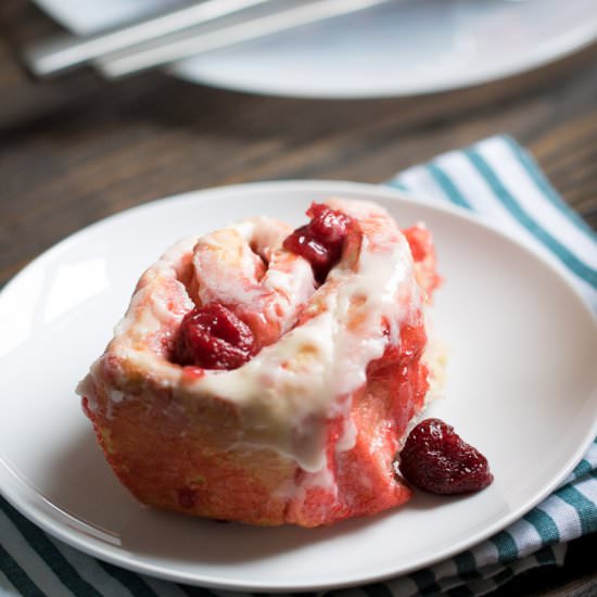 Strawberry Sweet Rolls