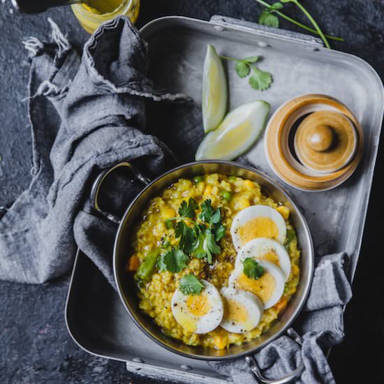 Mixed Vegetable Savory Oatmeal