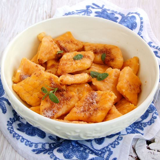 Dumplings with Sweet Potato